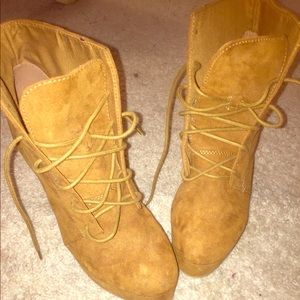 Cute Tan Suede Boots